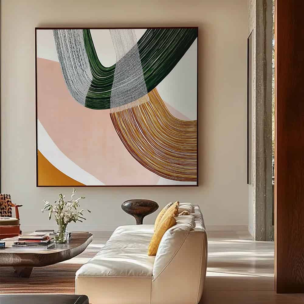 ABSTRACT ART "INTERTWINED FLOW"