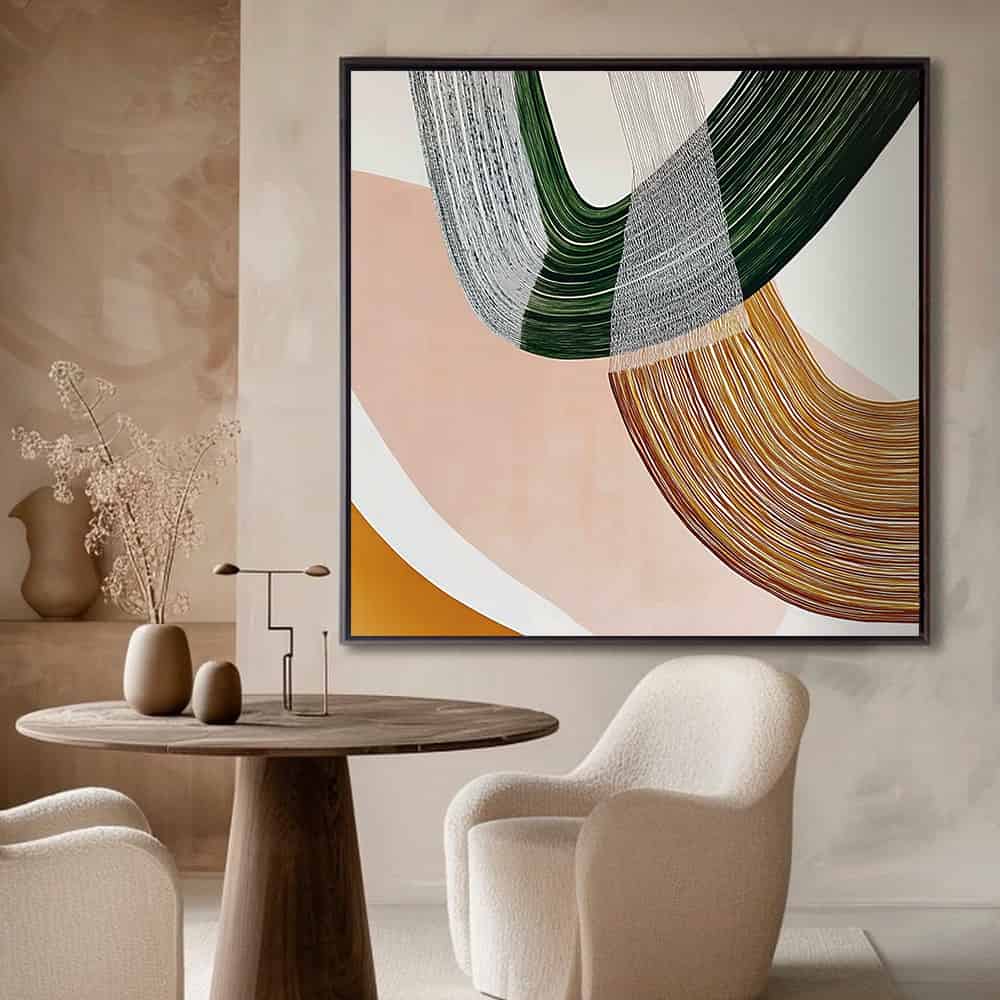 ABSTRACT ART "INTERTWINED FLOW"