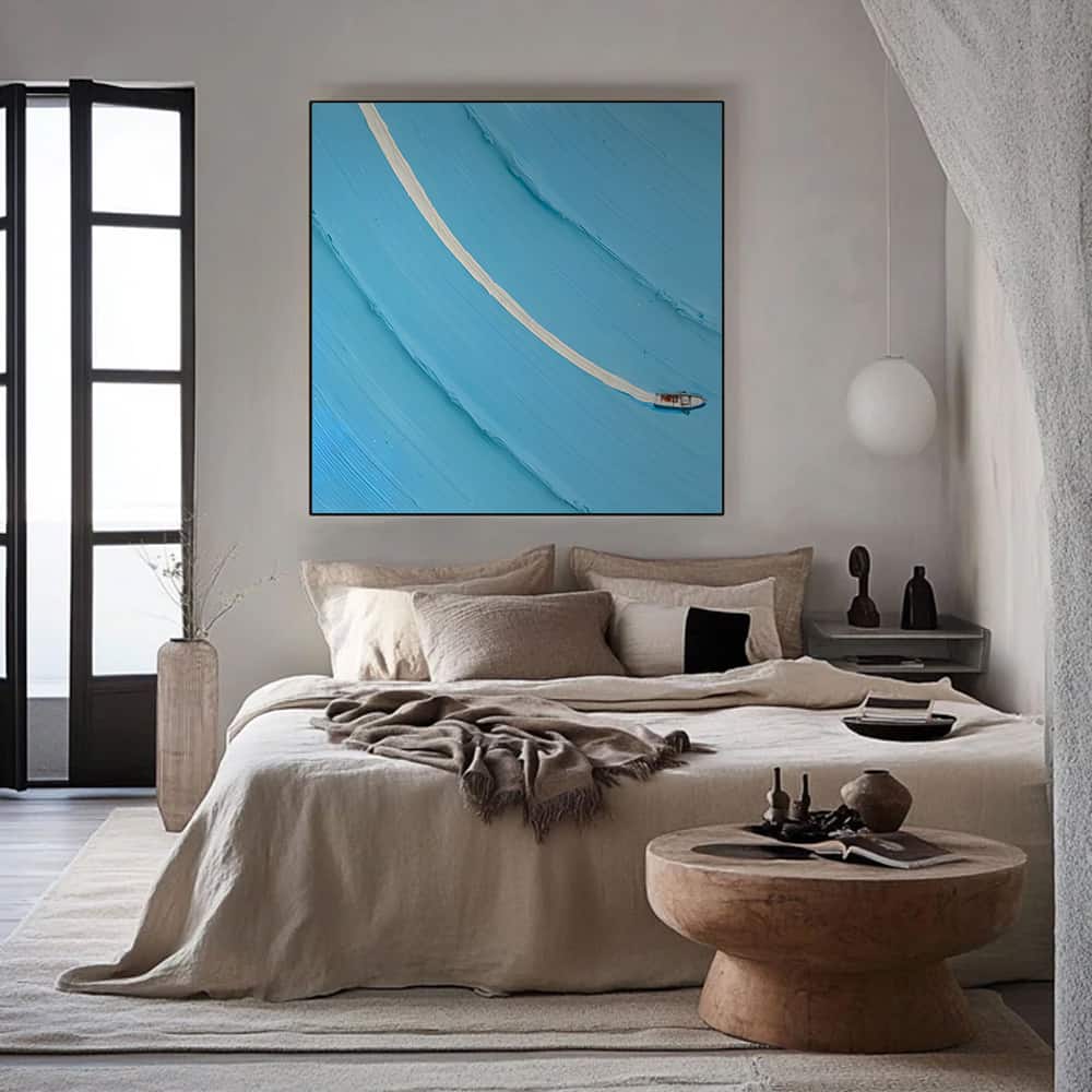 MINIMALIST ART "A LONE WAKE"