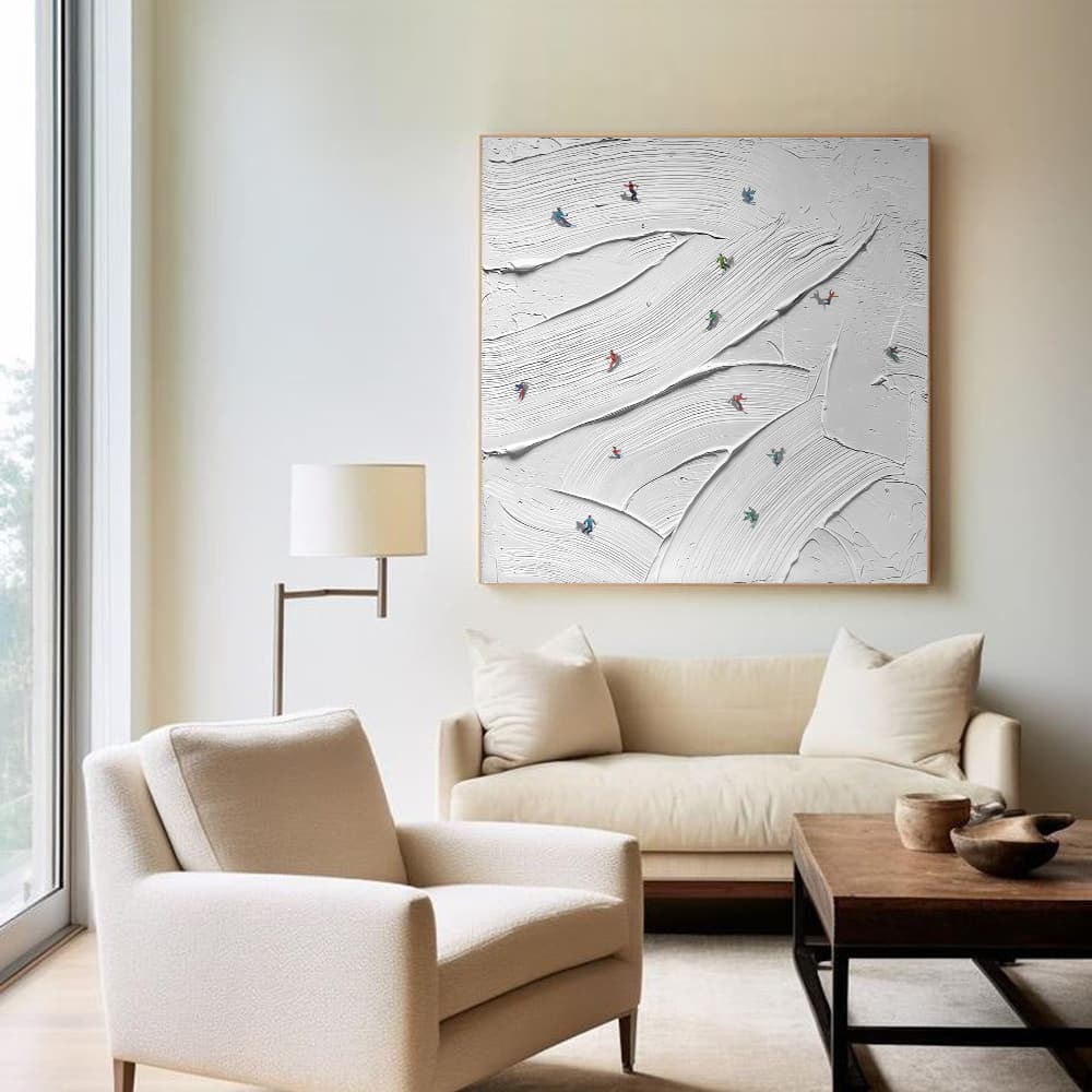 MINIMALIST ART "ALPINE CURRENTS"