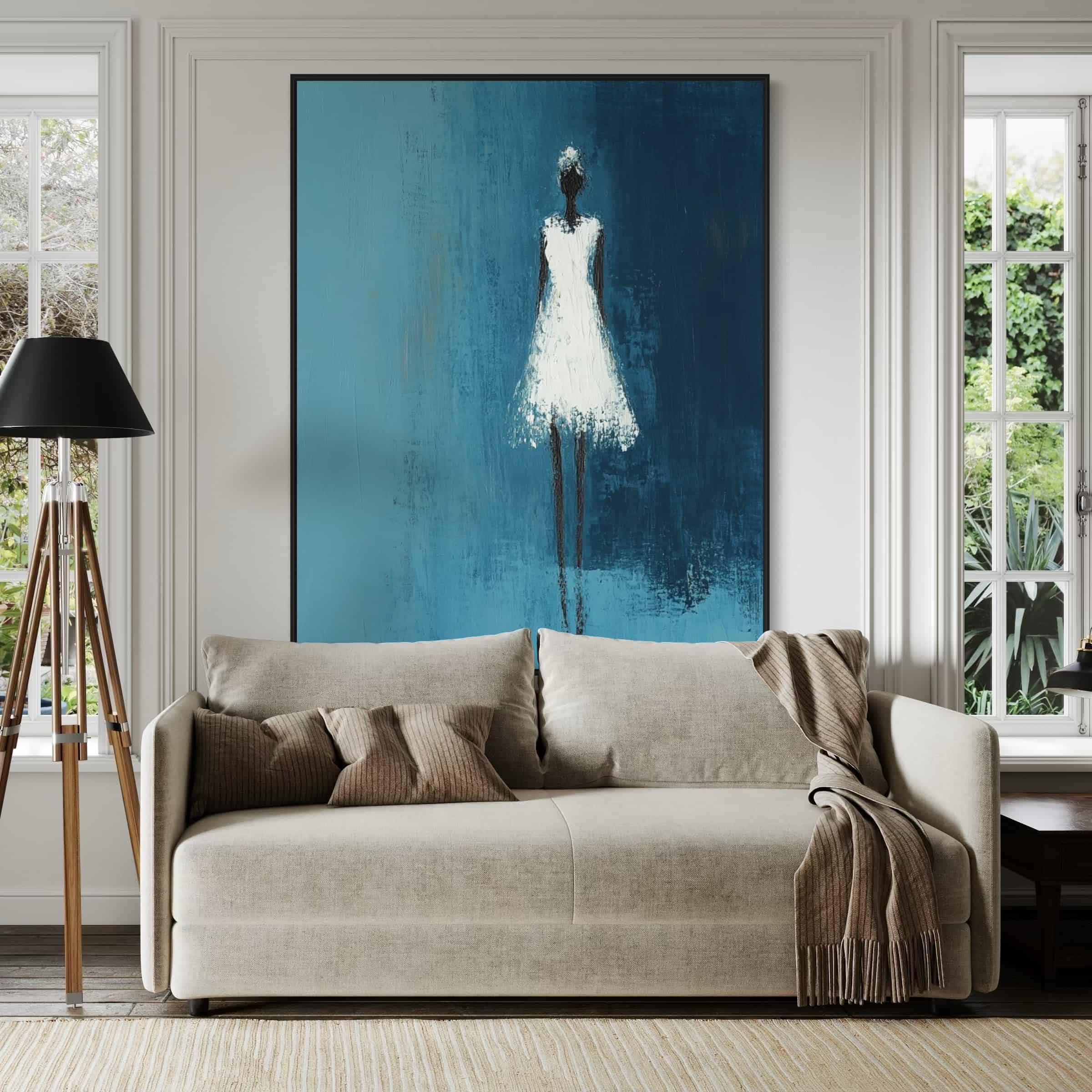 MINIMALIST ART: "AQUA DREAM"