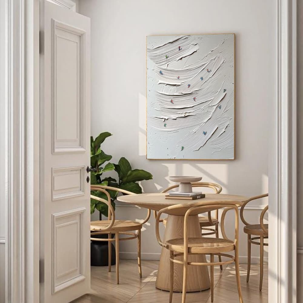 MINIMALIST ART "BRUSHSTROKE RUSH"