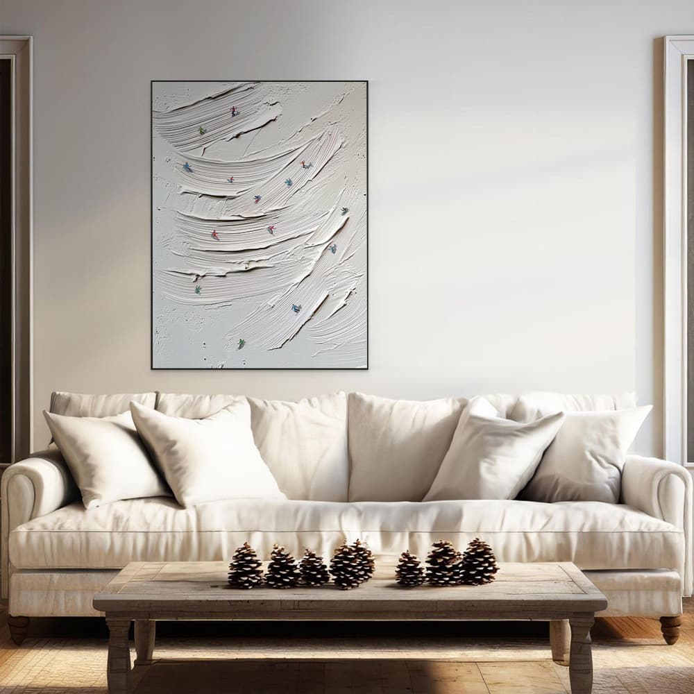 MINIMALIST ART "BRUSHSTROKE RUSH"