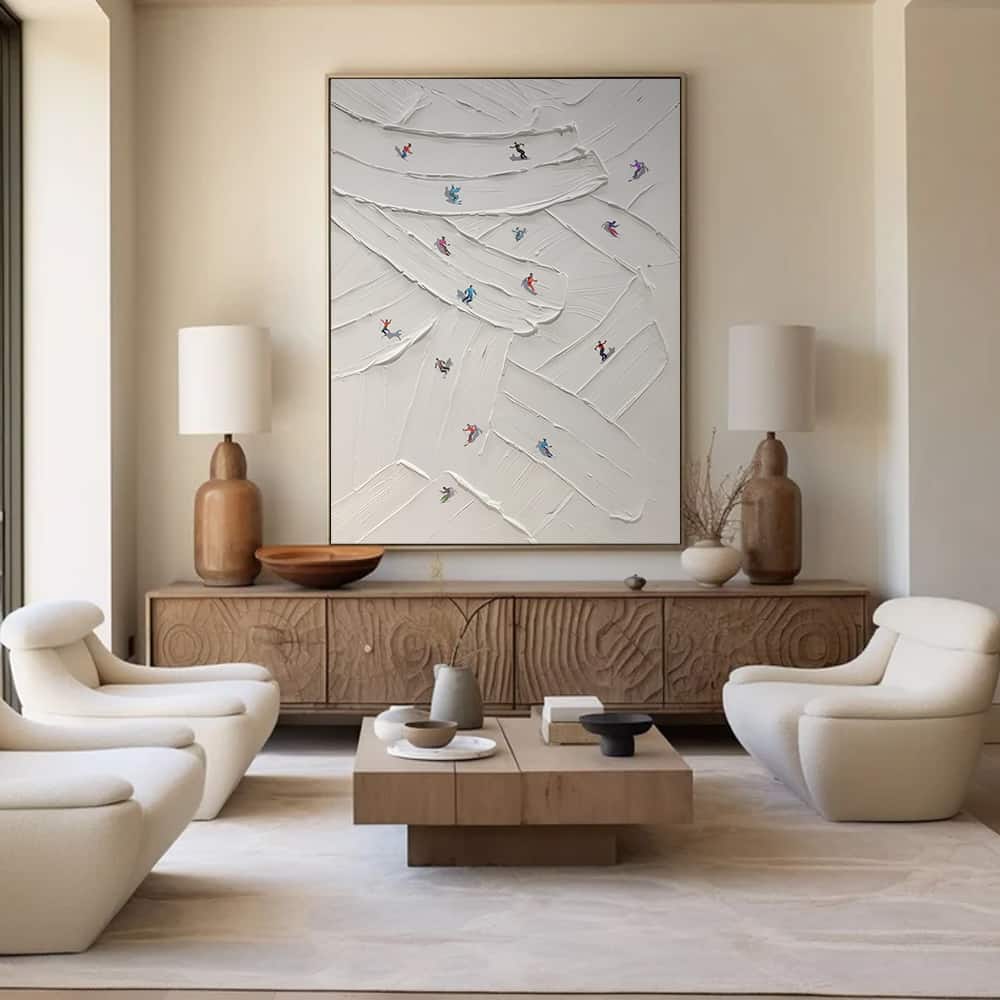 MINIMALIST ART "CROSSING PATHS"