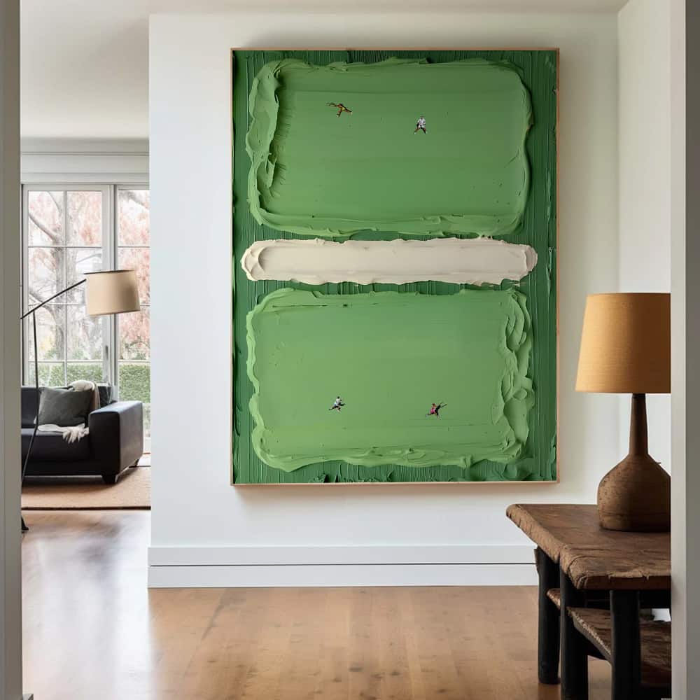 MINIMALIST ART "DIVIDED COURT"