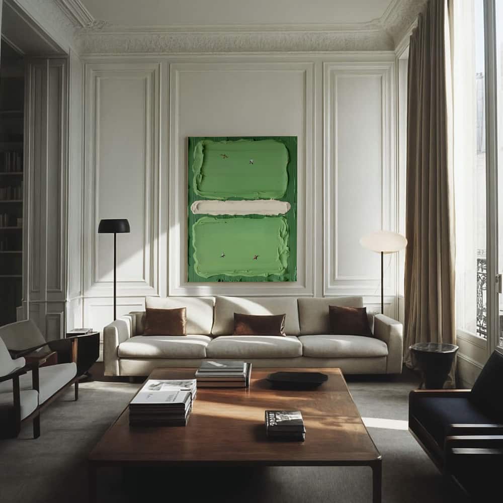 MINIMALIST ART "DIVIDED COURT"