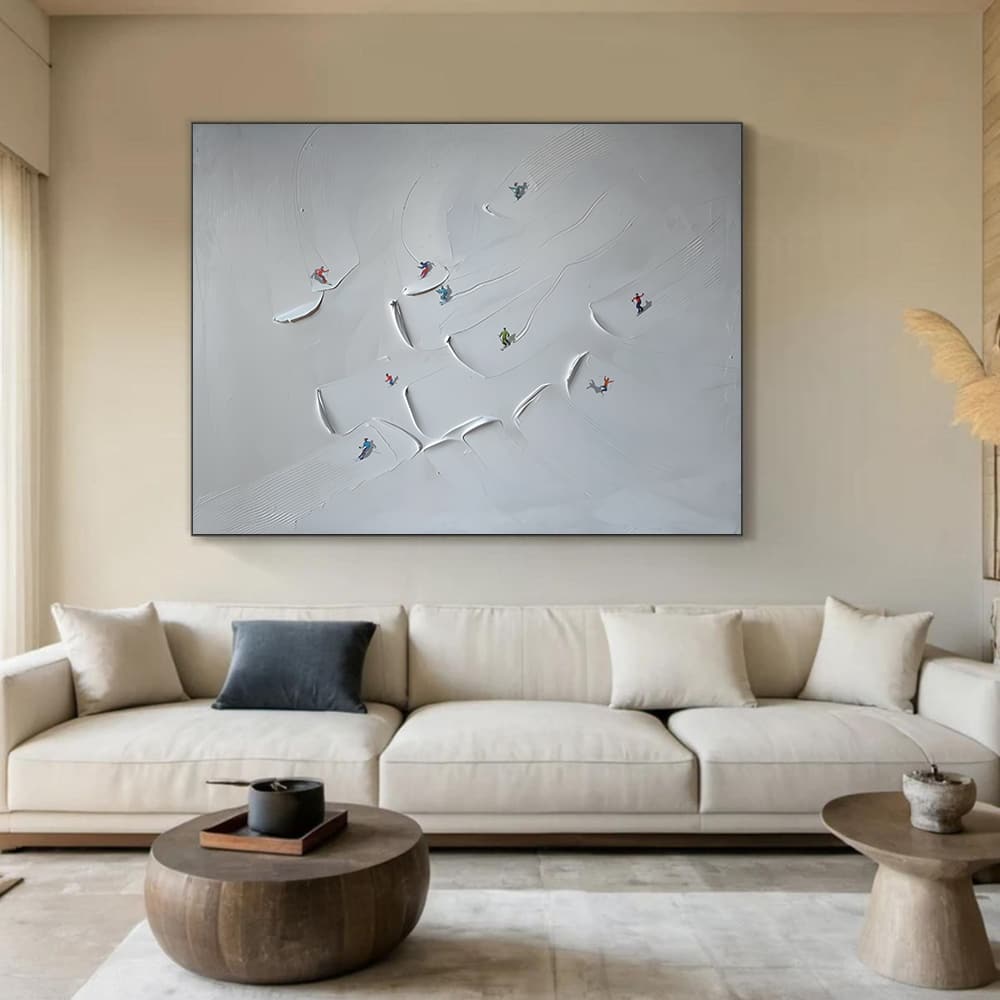 MINIMALIST ART "FRAGMENTED DESCENT"