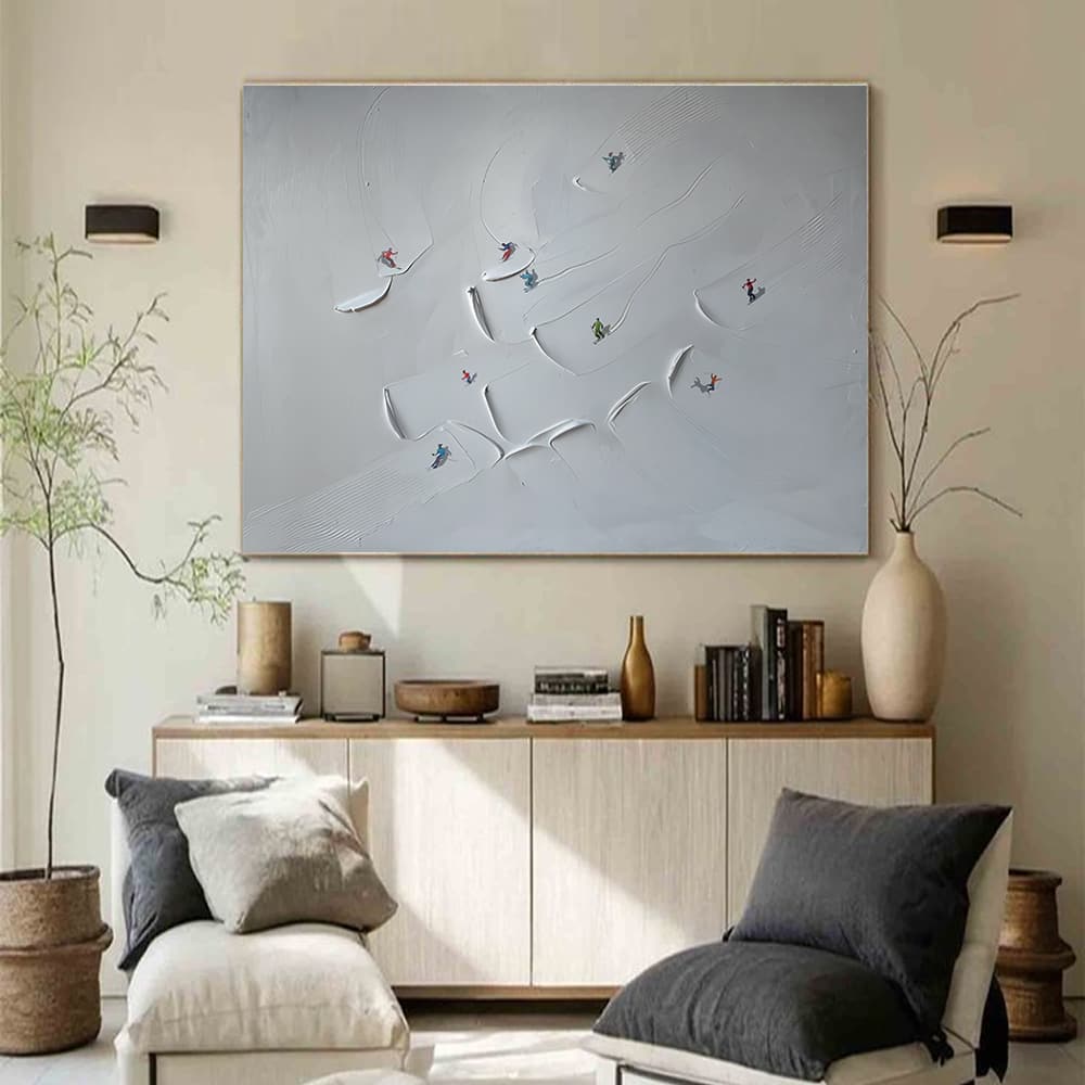 MINIMALIST ART "FRAGMENTED DESCENT"