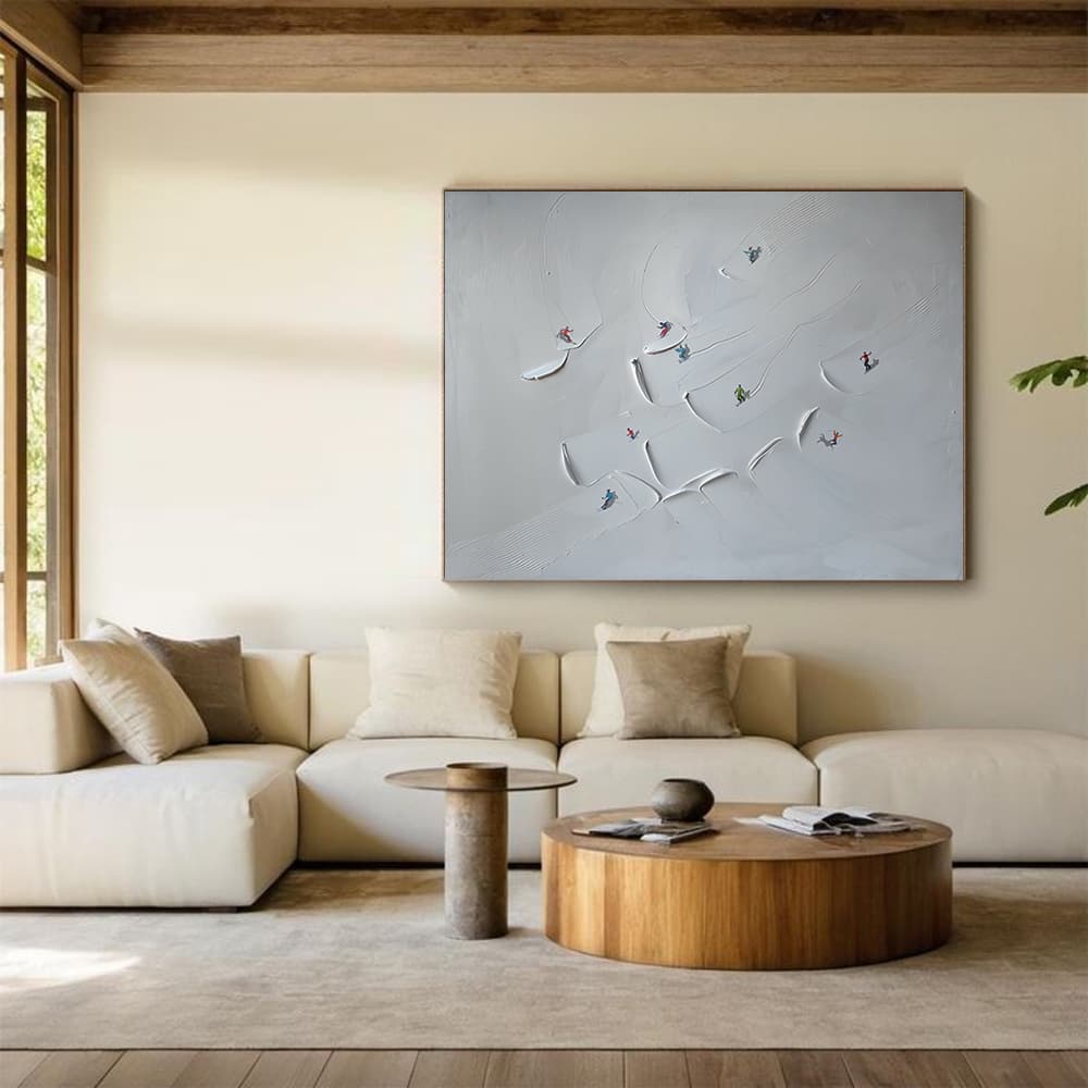MINIMALIST ART "FRAGMENTED DESCENT"