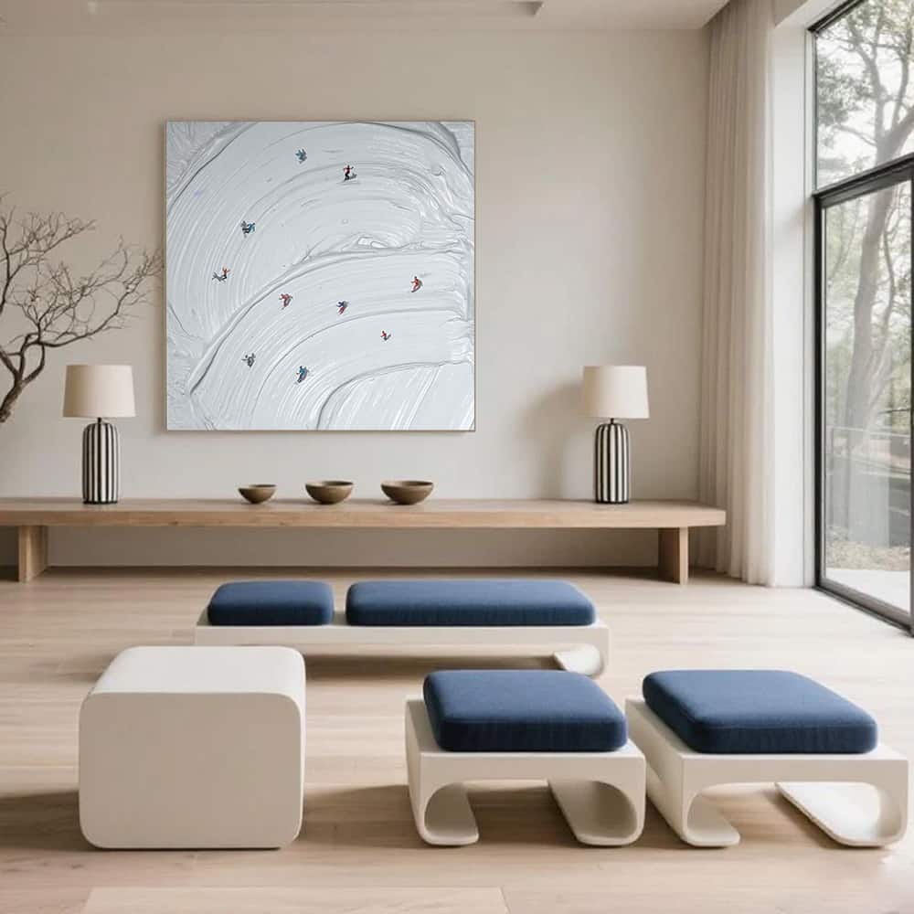 MINIMALIST ART "FROZEN FRENZY"