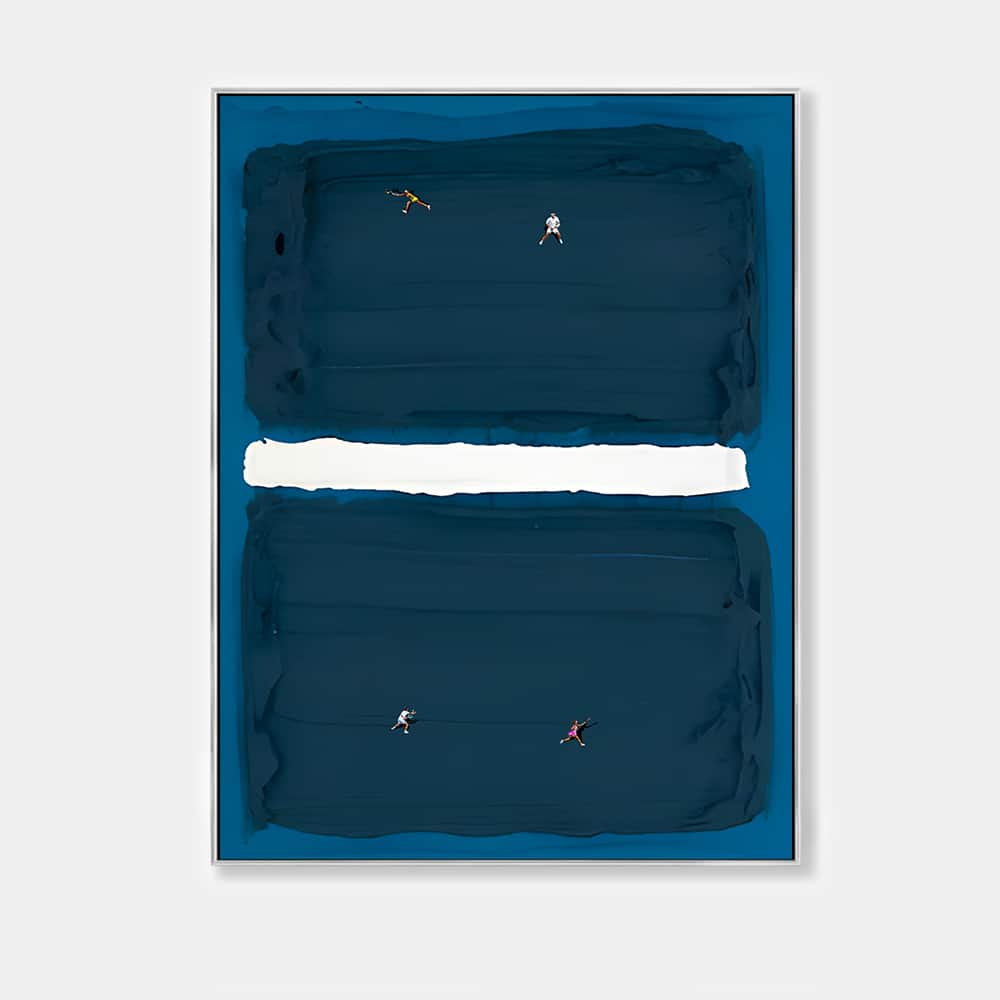 MINIMALIST ART "MIDNIGHT MATCH"