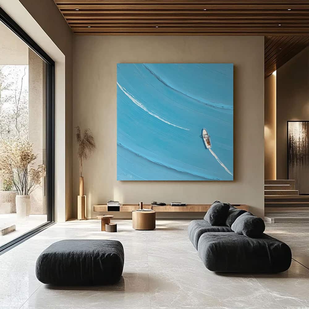 MINIMALIST ART "OCEAN ARC"