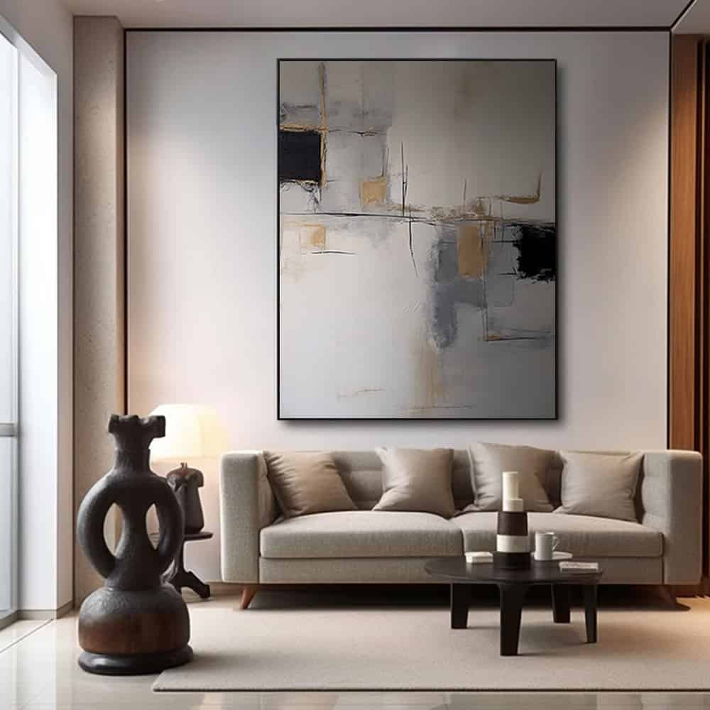 MINIMALIST ART "QUIET HARBOR"