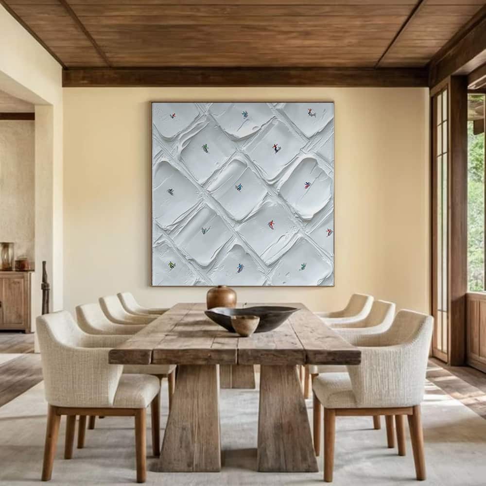 MINIMALIST ART "QUILTED RUNS"