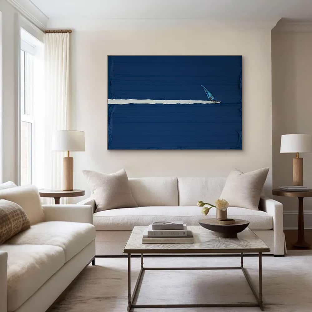 MINIMALIST ART "RIDING THE LINE"