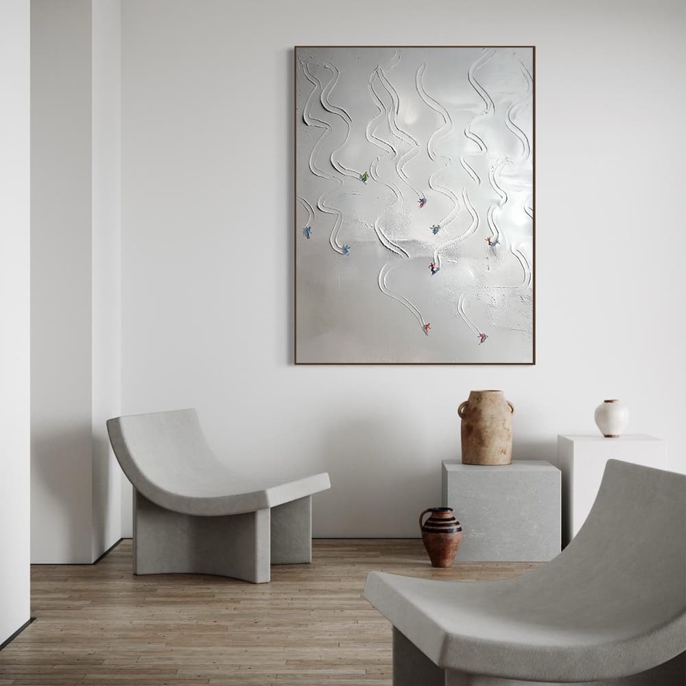 MINIMALIST ART "SERPENTINE BALLET"
