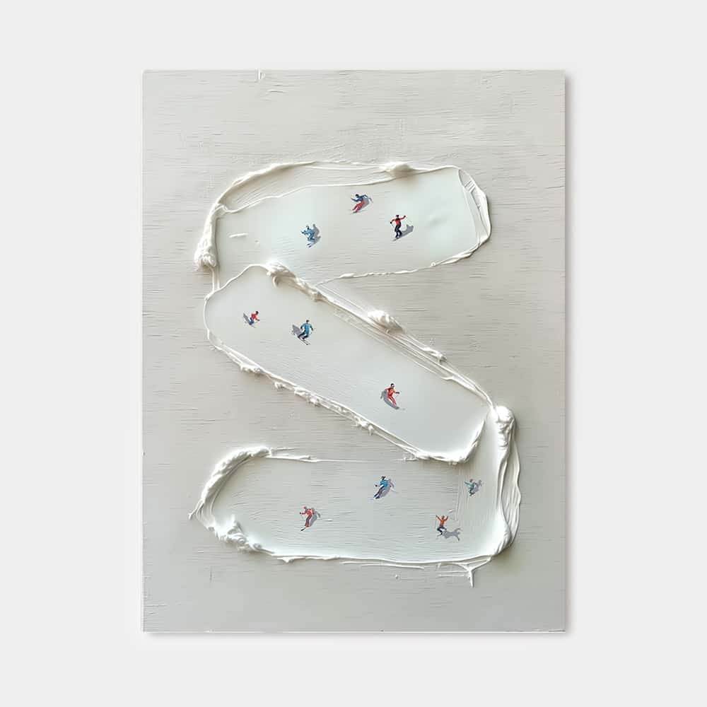 MINIMALIST ART "SERPENTINE TRAIL"