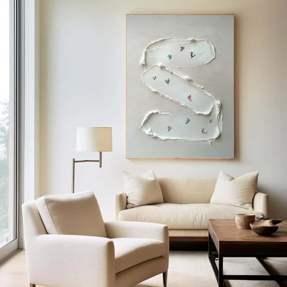 MINIMALIST ART "SERPENTINE TRAIL"