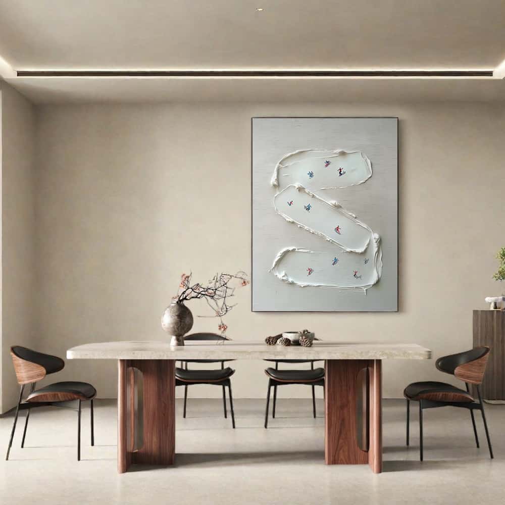 MINIMALIST ART "SERPENTINE TRAIL"