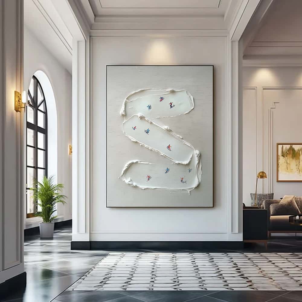 MINIMALIST ART "SERPENTINE TRAIL"