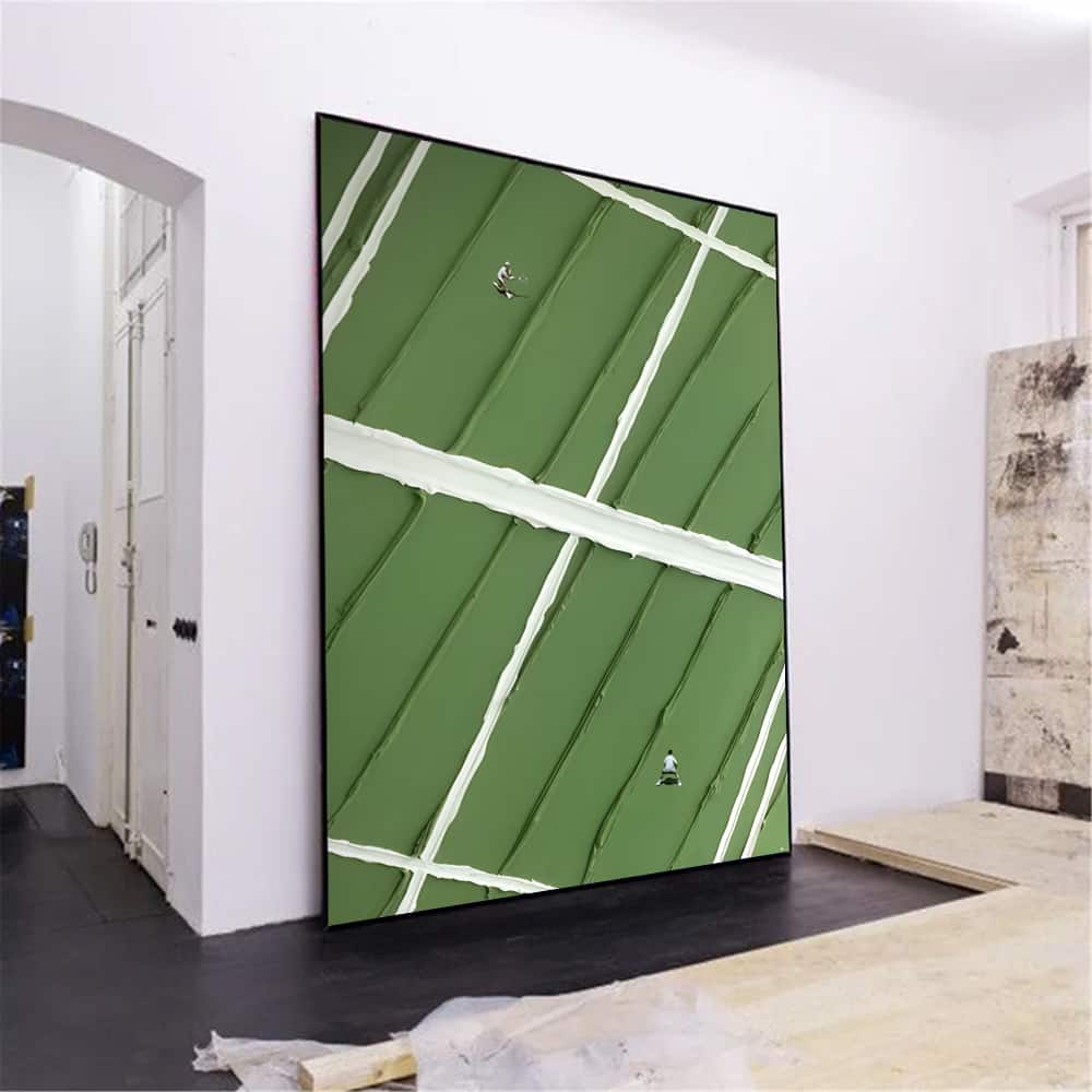 MINIMALIST ART "THE LONELY MATCH"