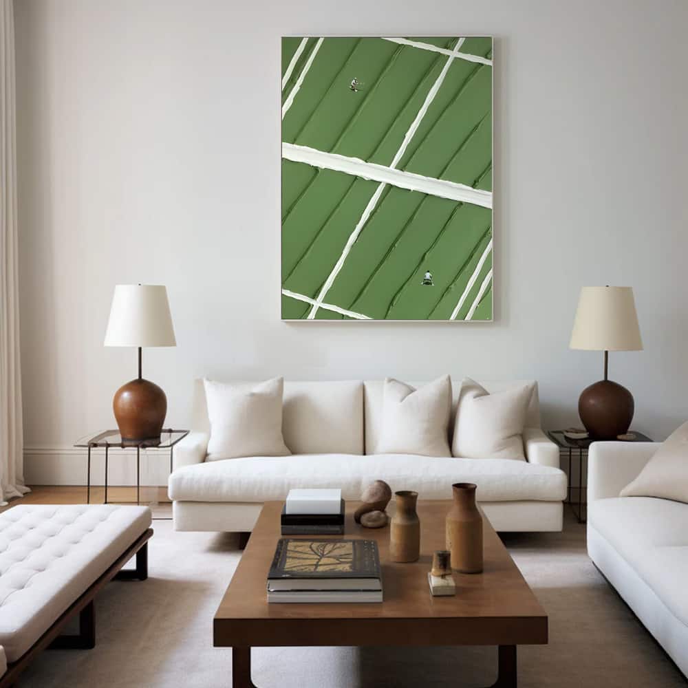 MINIMALIST ART "THE LONELY MATCH"