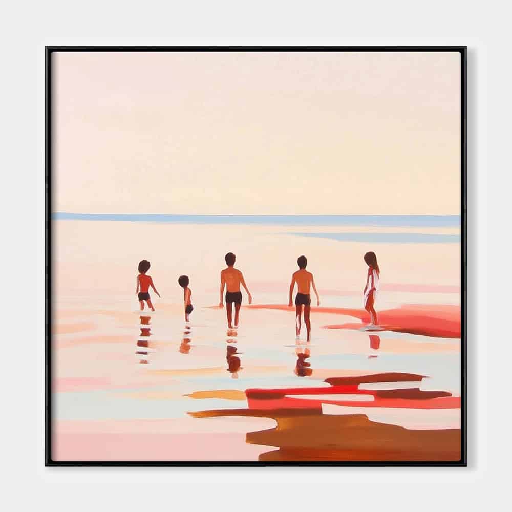 SEA & BEACH ART "THE LAST LIGHT OF SUMMER"