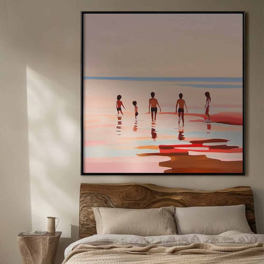 SEA & BEACH ART "THE LAST LIGHT OF SUMMER"
