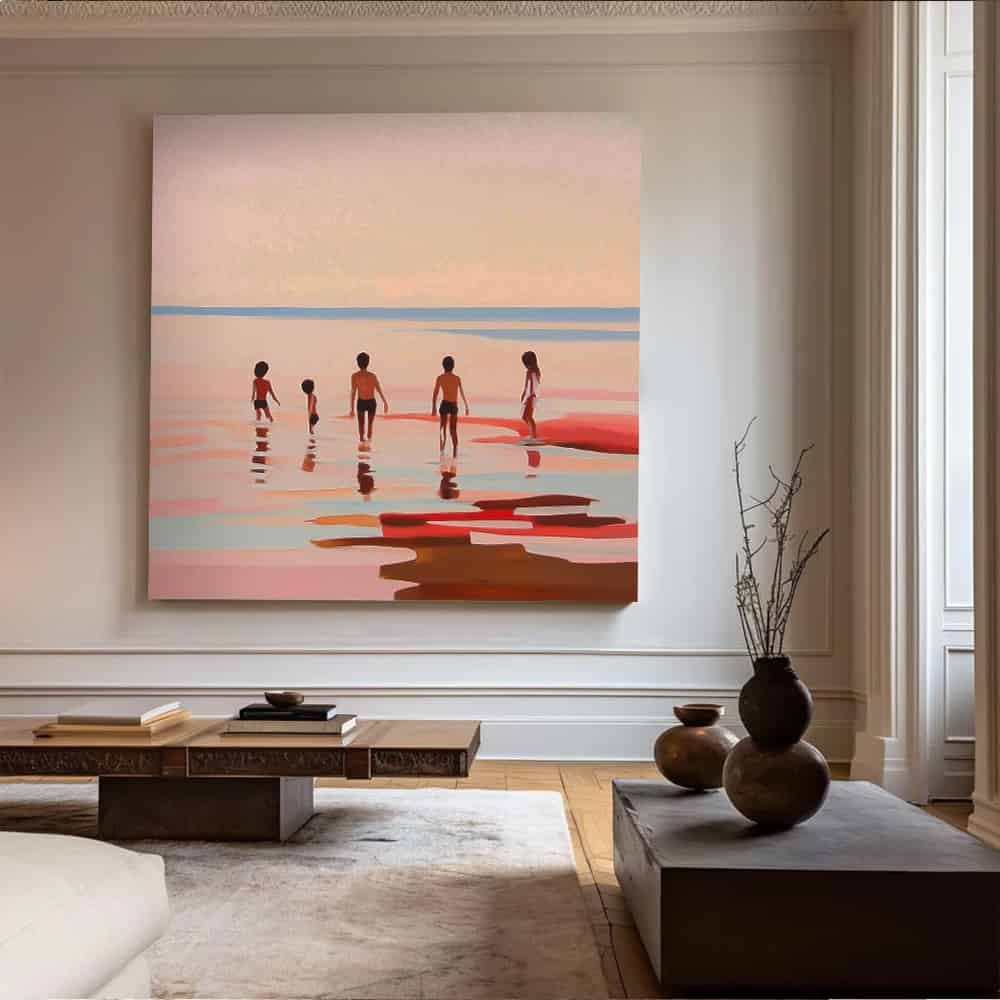 SEA & BEACH ART "THE LAST LIGHT OF SUMMER"