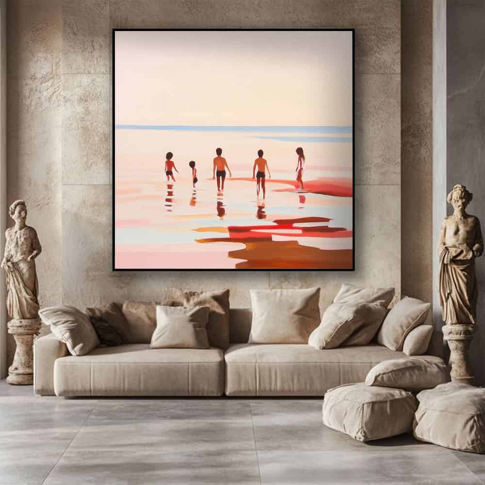 SEA & BEACH ART "THE LAST LIGHT OF SUMMER"