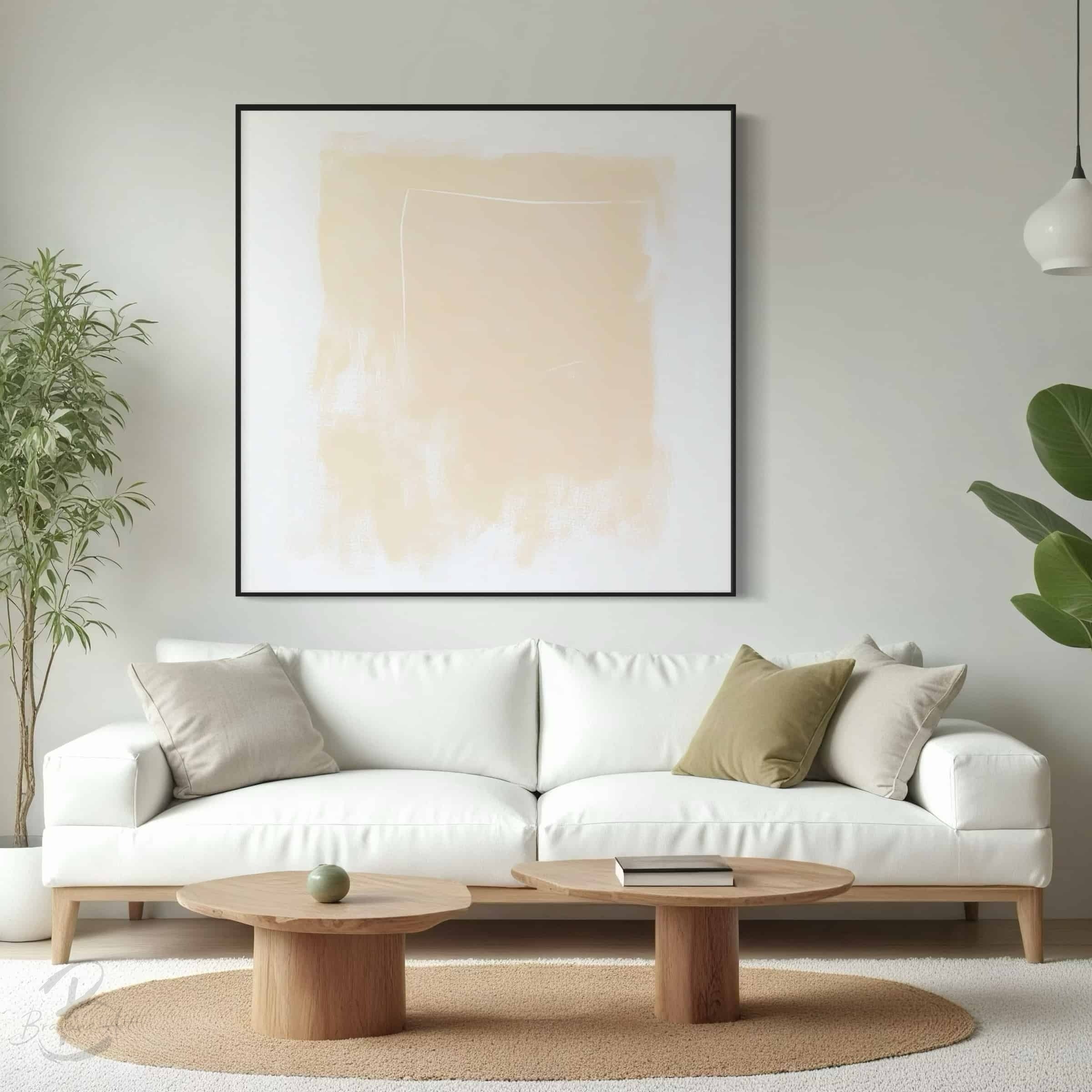 MINIMALIST ART "NUDE EMBRACE"