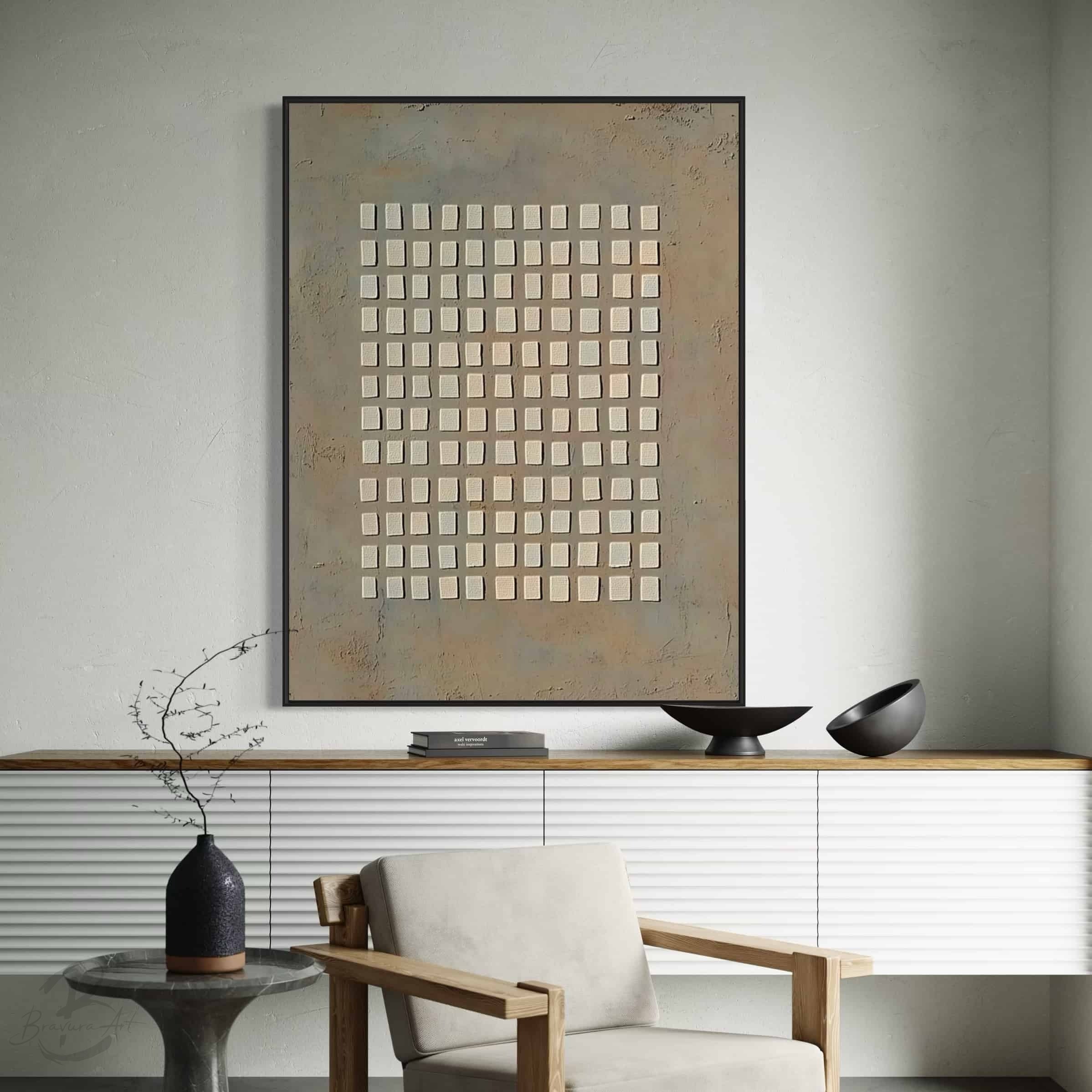 WABI SABI WALL ART "URBAN GRID"