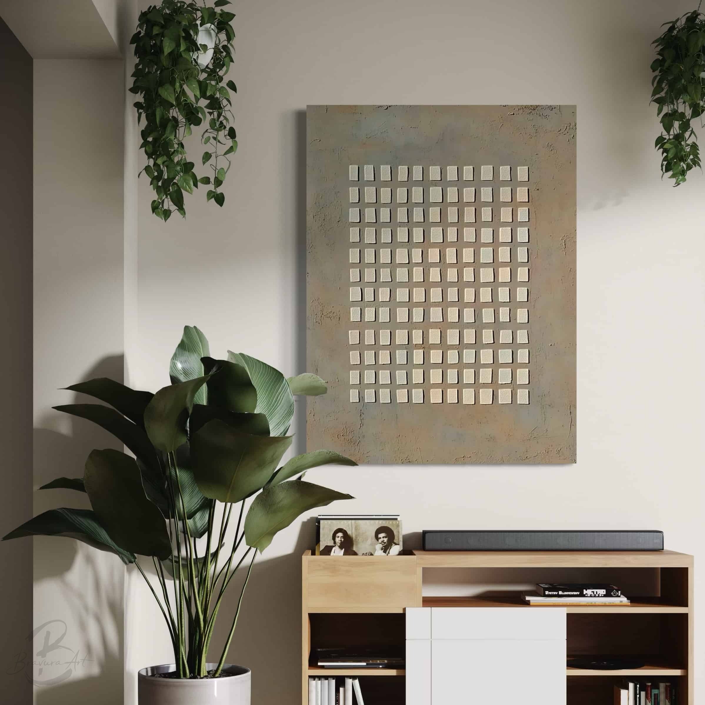 WABI SABI WALL ART "URBAN GRID"