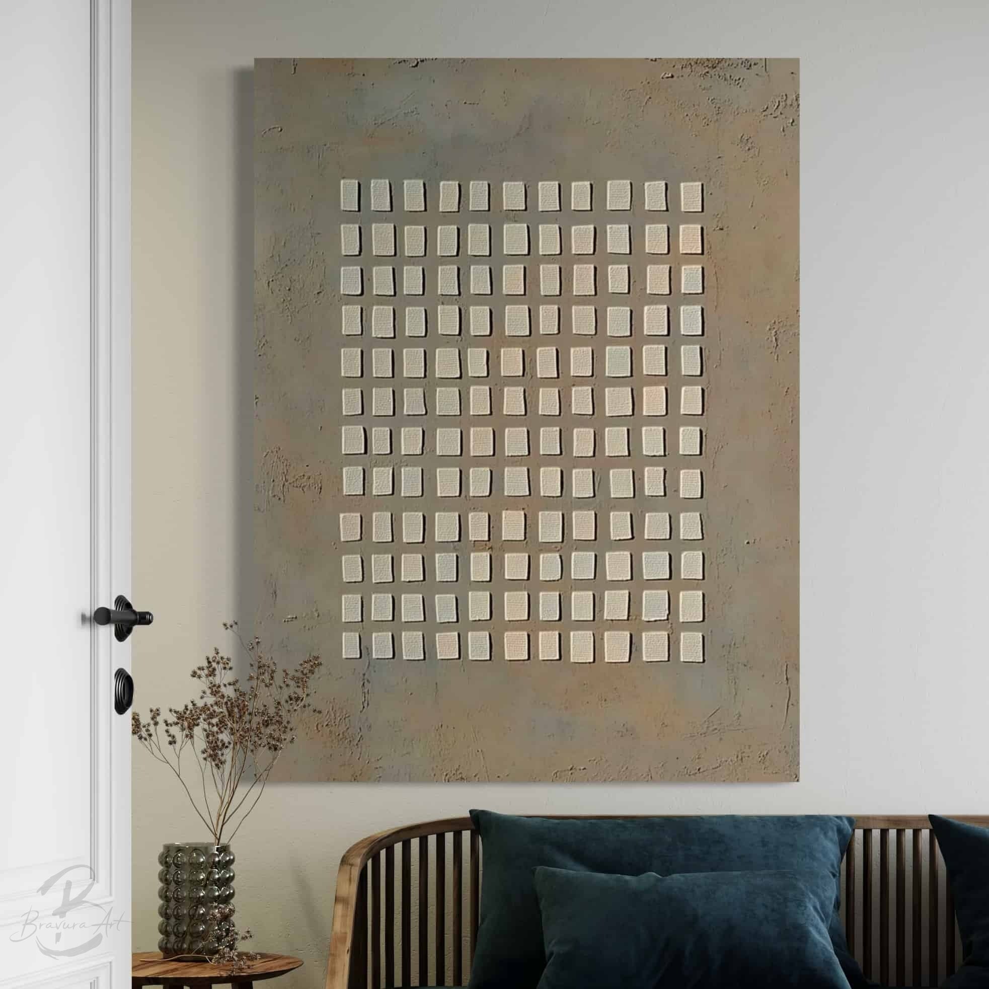 WABI SABI WALL ART "URBAN GRID"