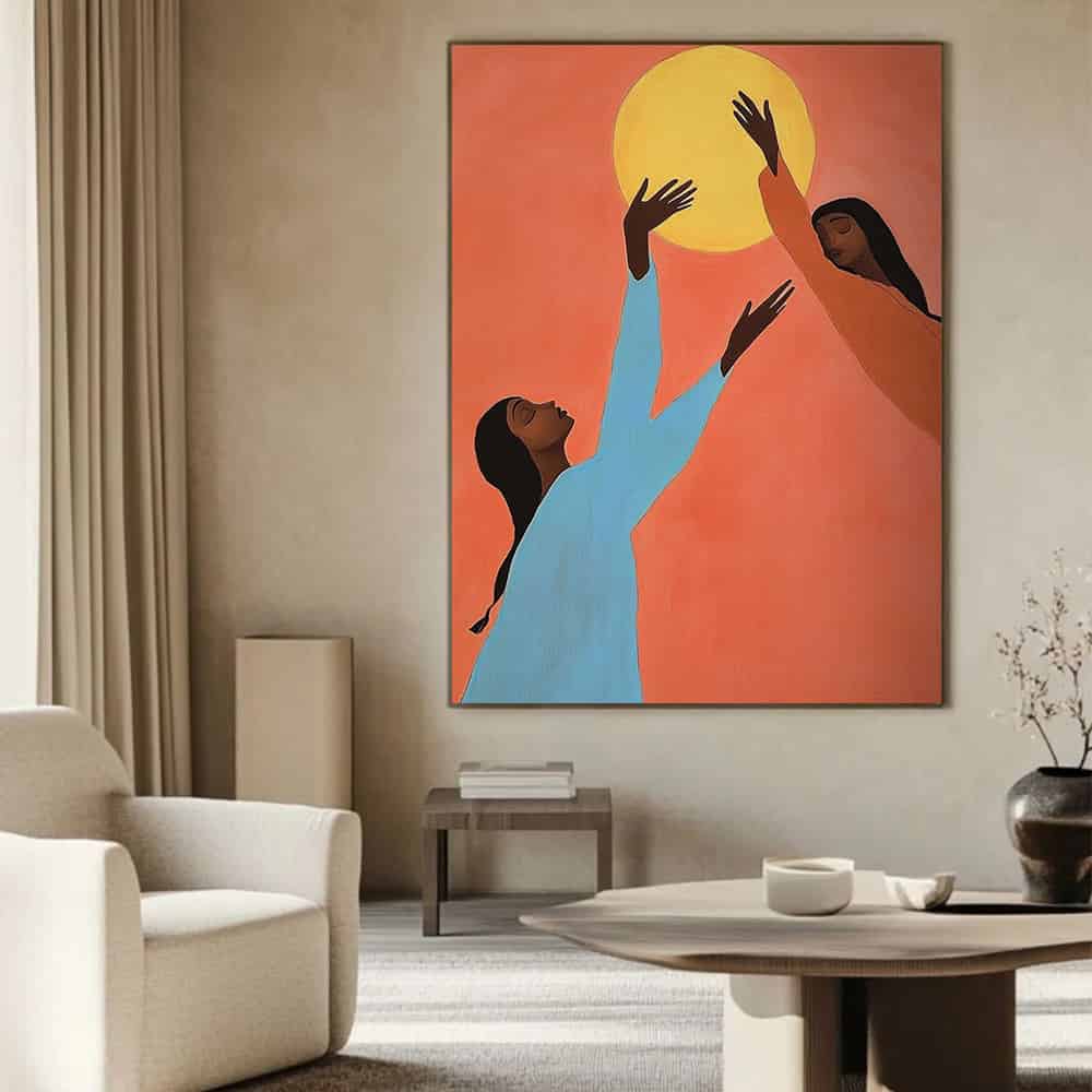 MINIMALIST "SISTERS OF THE SUN"