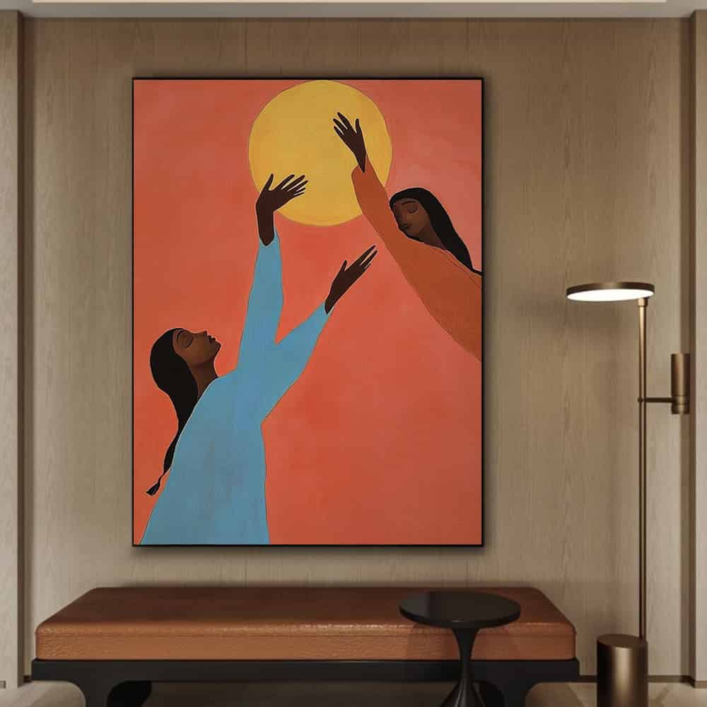 MINIMALIST "SISTERS OF THE SUN"