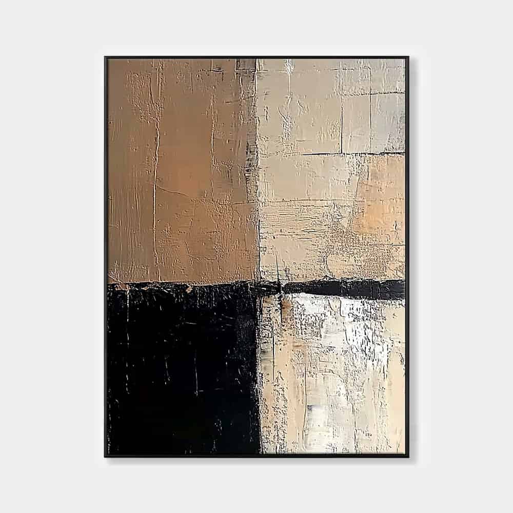 MODERN BEIGE ART "EQUILIBRIUM"