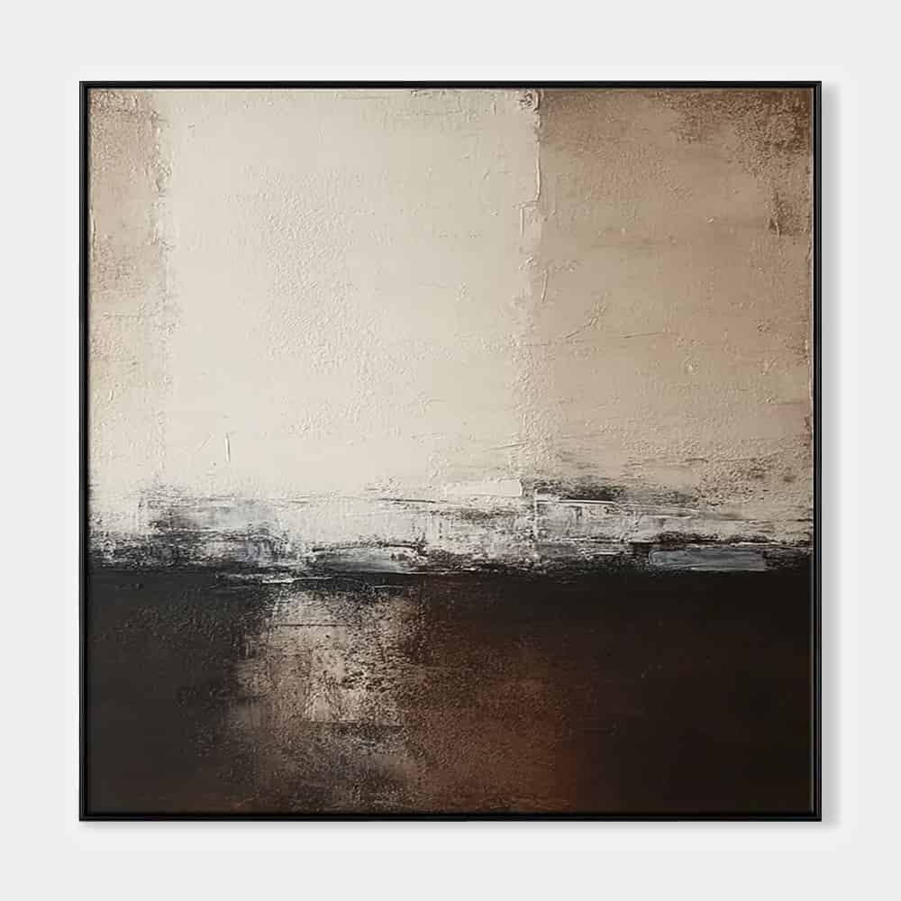 MODERN BEIGE ART "THRESHOLD"