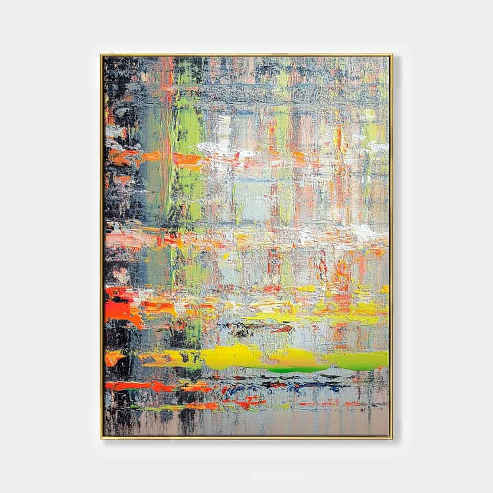 RICH TEXTURED ART "CORRODED FREQUENCY"