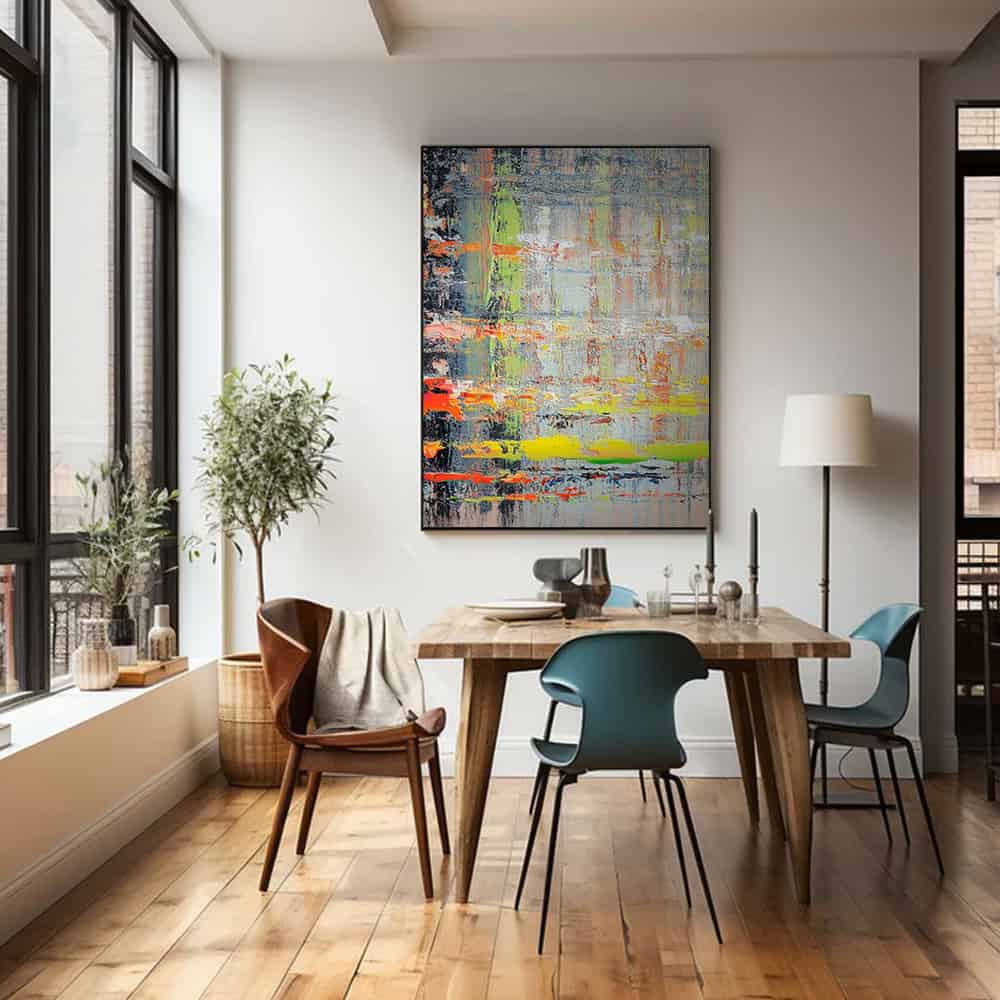 RICH TEXTURED ART "CORRODED FREQUENCY"