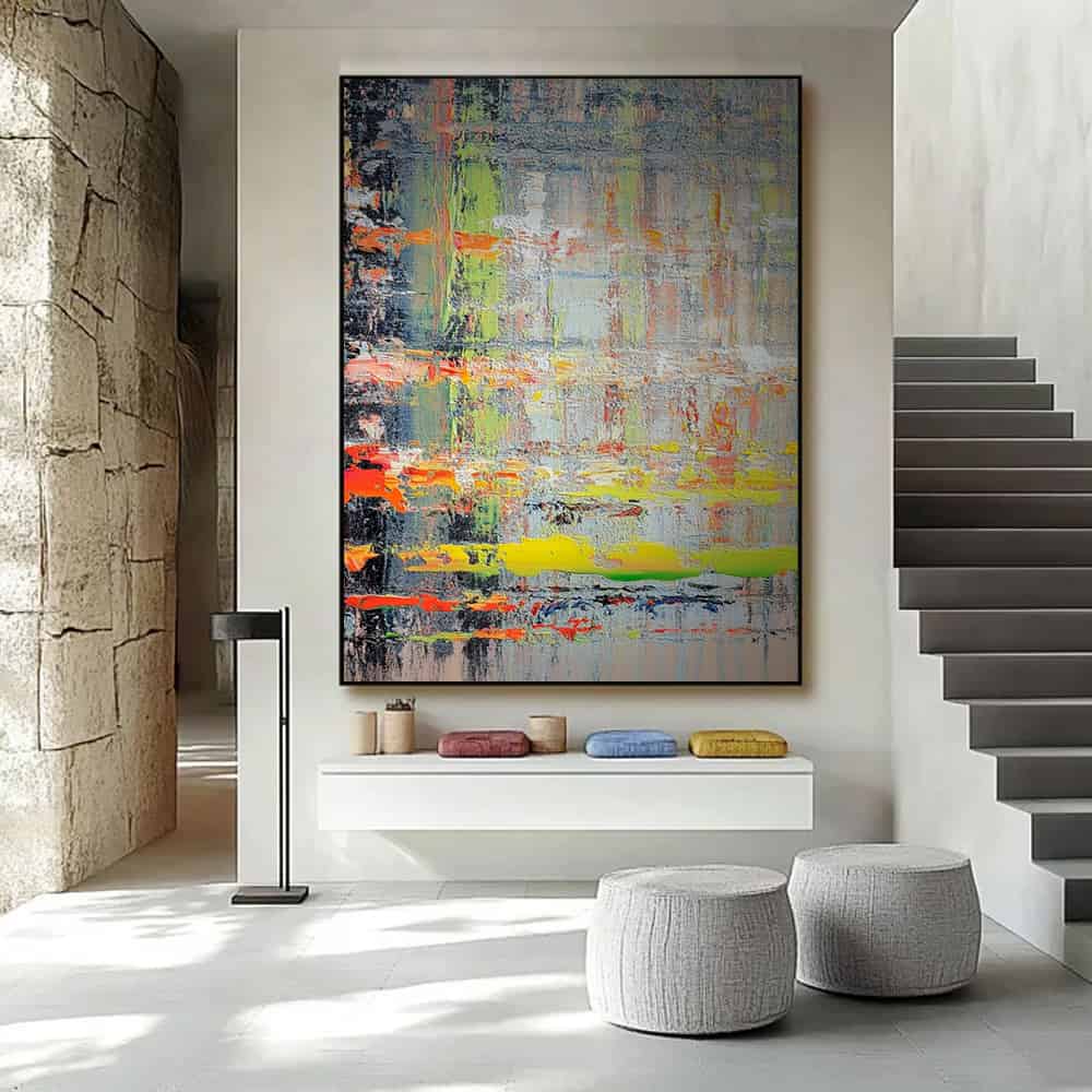 RICH TEXTURED ART "CORRODED FREQUENCY"