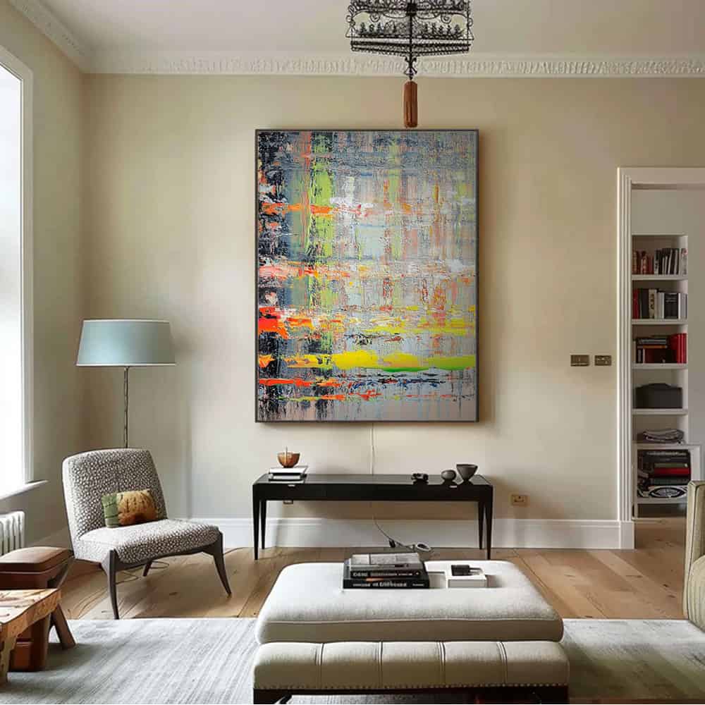RICH TEXTURED ART "CORRODED FREQUENCY"