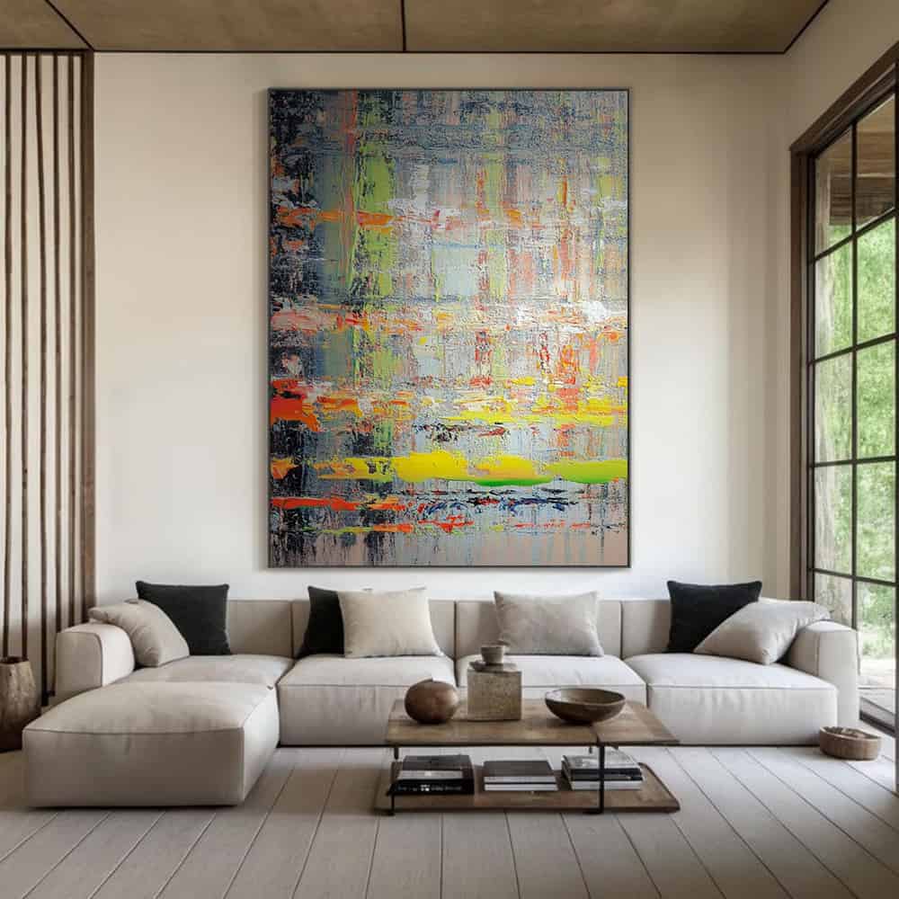 RICH TEXTURED ART "CORRODED FREQUENCY"