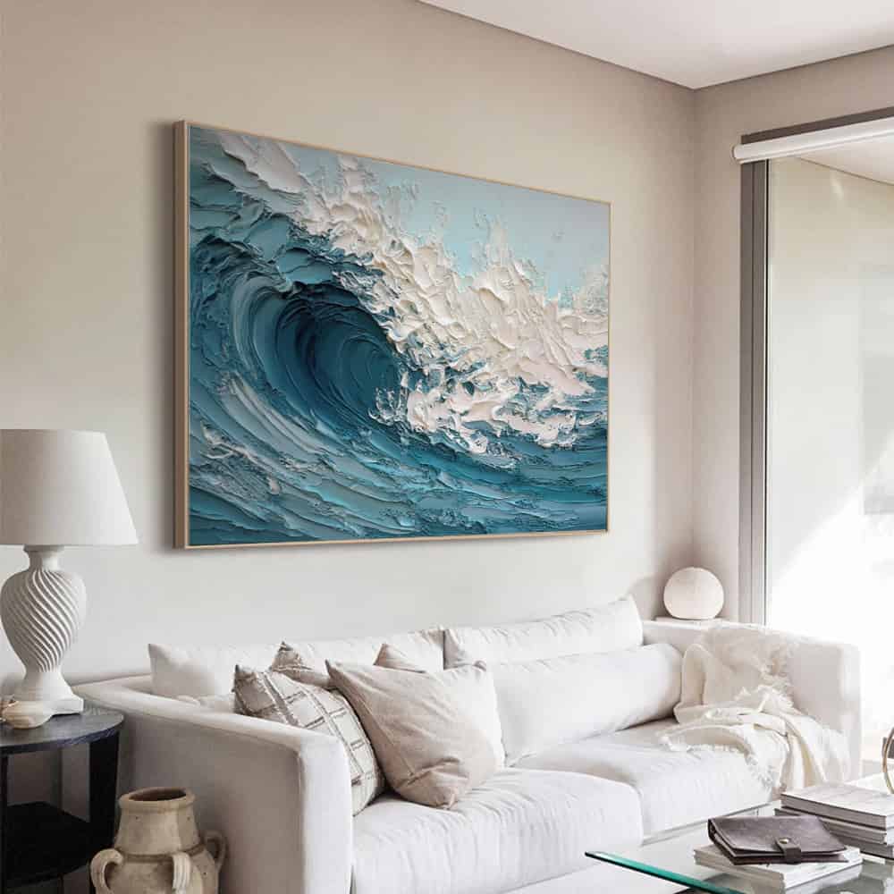 RICH TEXTURED ART "CRESCENDO"