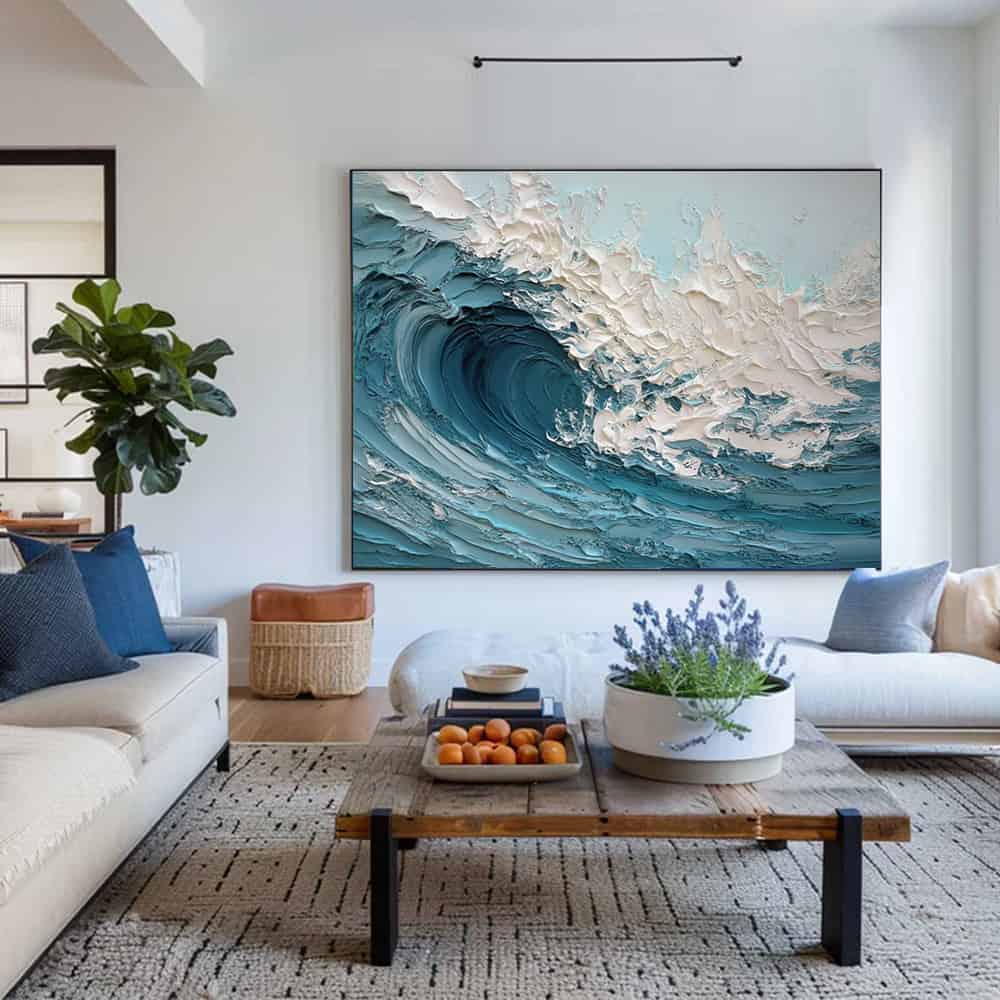 RICH TEXTURED ART "CRESCENDO"