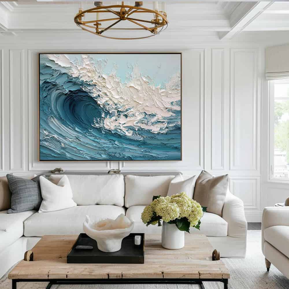 RICH TEXTURED ART "CRESCENDO"
