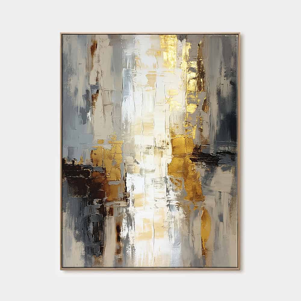 RICH TEXTURED ART "FRACTURED LIGHT"