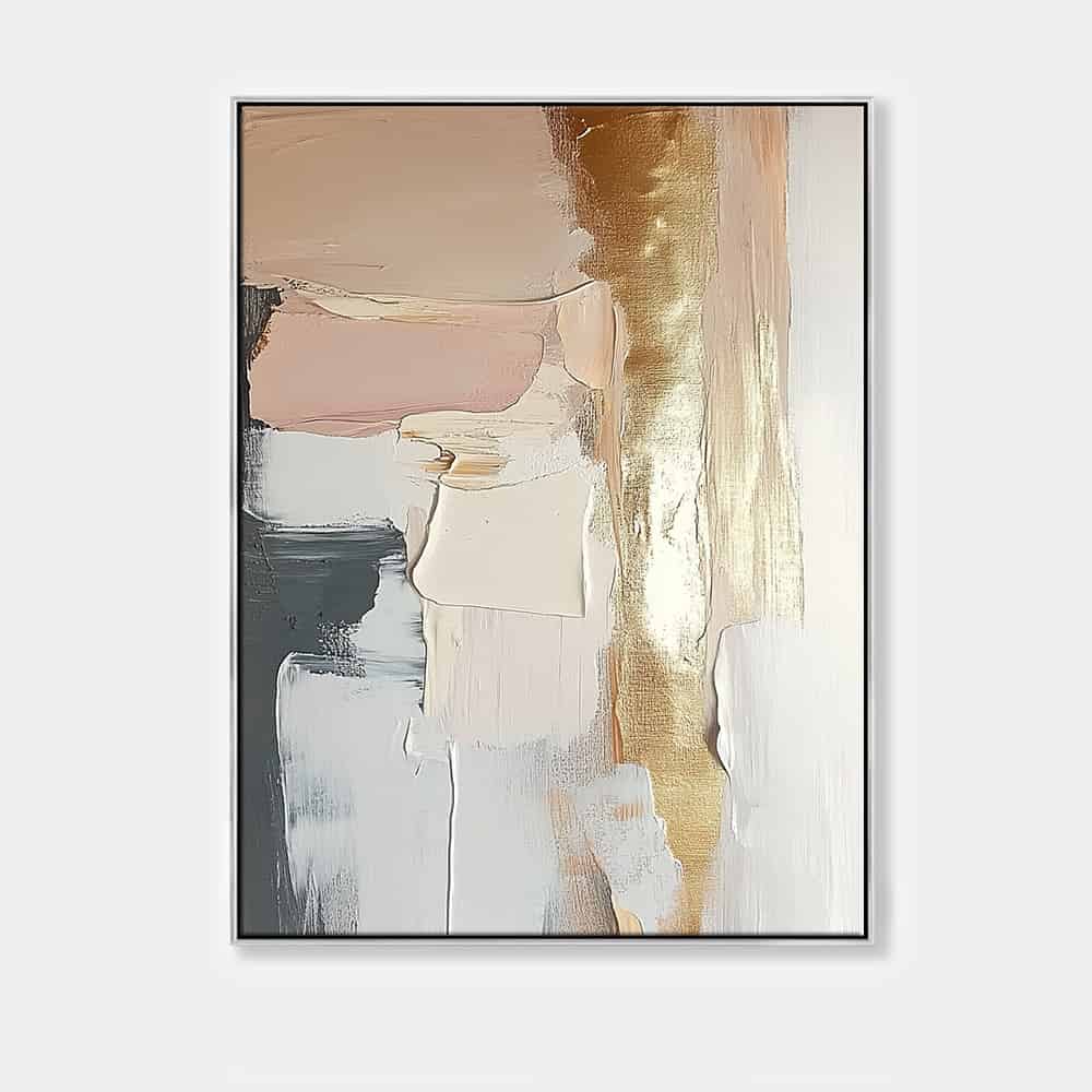 RICH TEXTURED ART "GILDED WHISPER"