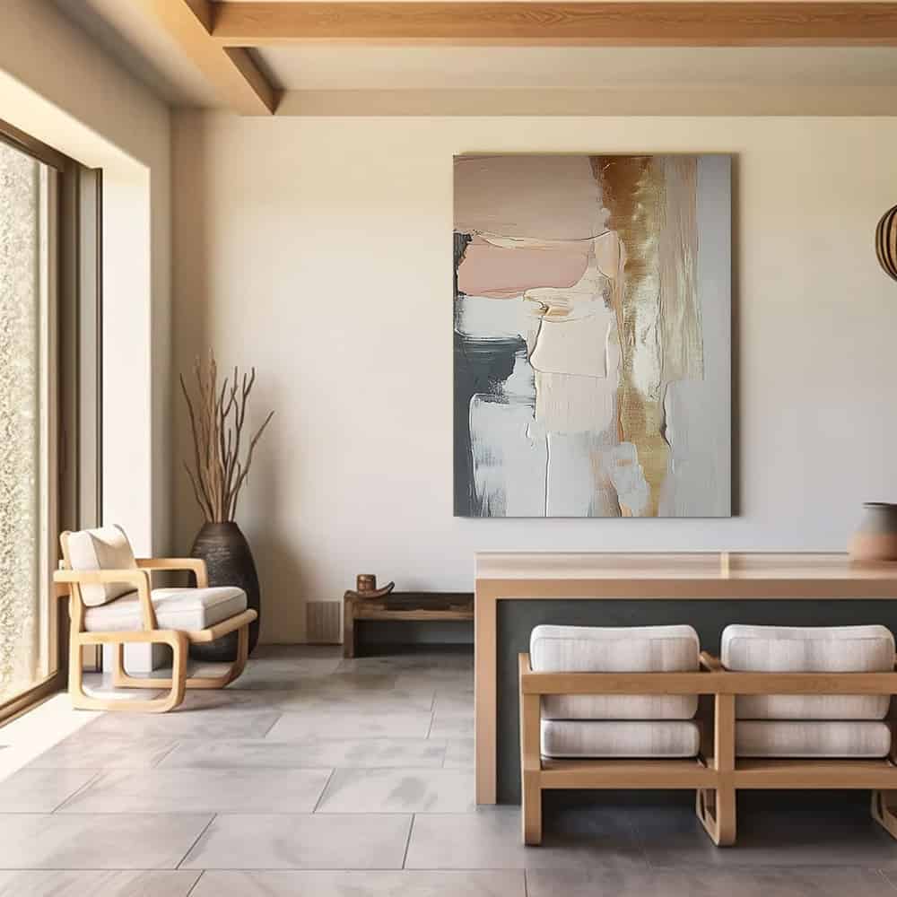 RICH TEXTURED ART "GILDED WHISPER"
