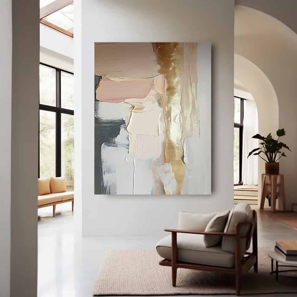 RICH TEXTURED ART "GILDED WHISPER"